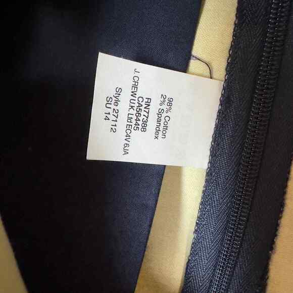 J.Crew Mini Skirt Womens Size 00 Navy Pineapple Print - Picture 8 of 9